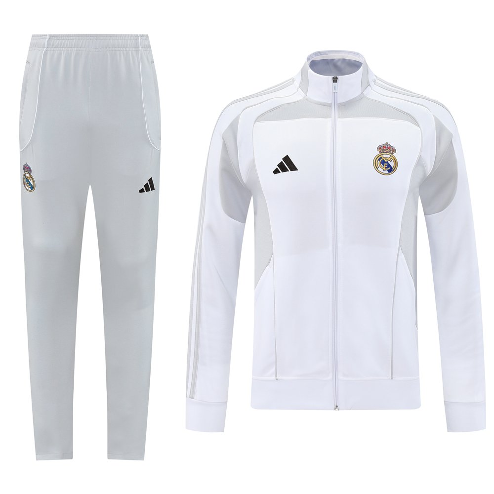 Real Madrid 2526 White Tracksuit2