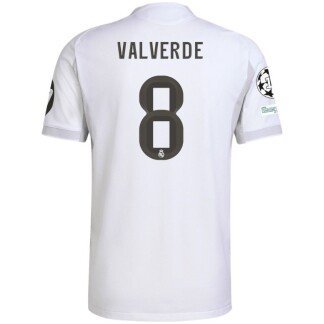 Valverde Real Madrid 25/26 UCL Authentic Home Jersey