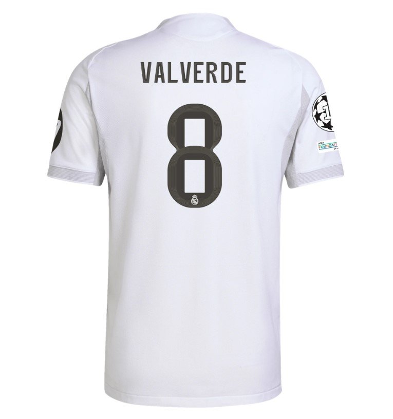 Valverde Real Madrid 25/26 UCL Authentic Home Jersey - SoccerArmor -