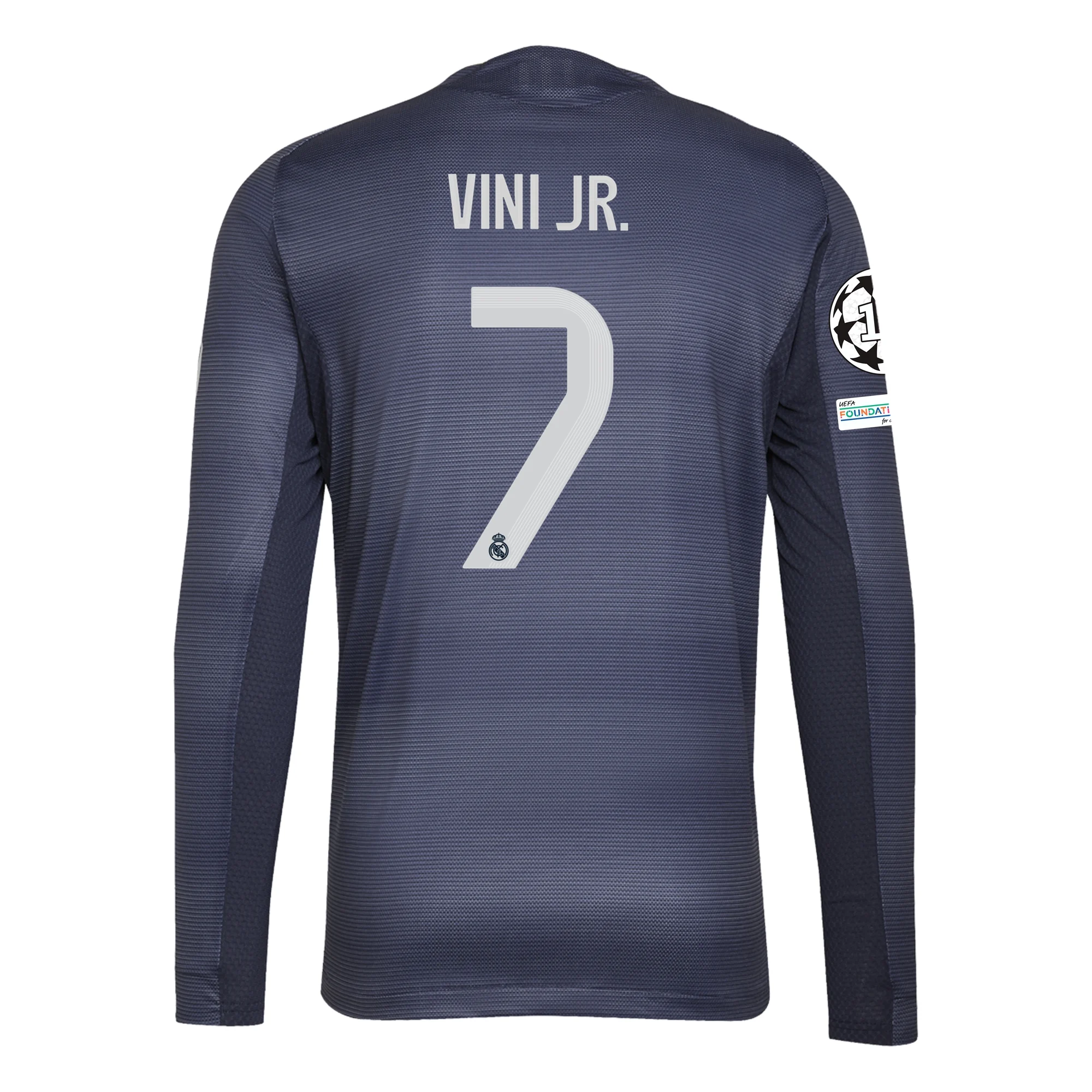 Vini Jr. Real Madrid 2526 UCL Away Long Sleeve Jersey
