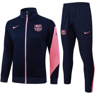 Barcelona 25/26 Tracksuit (Navy/Pink)