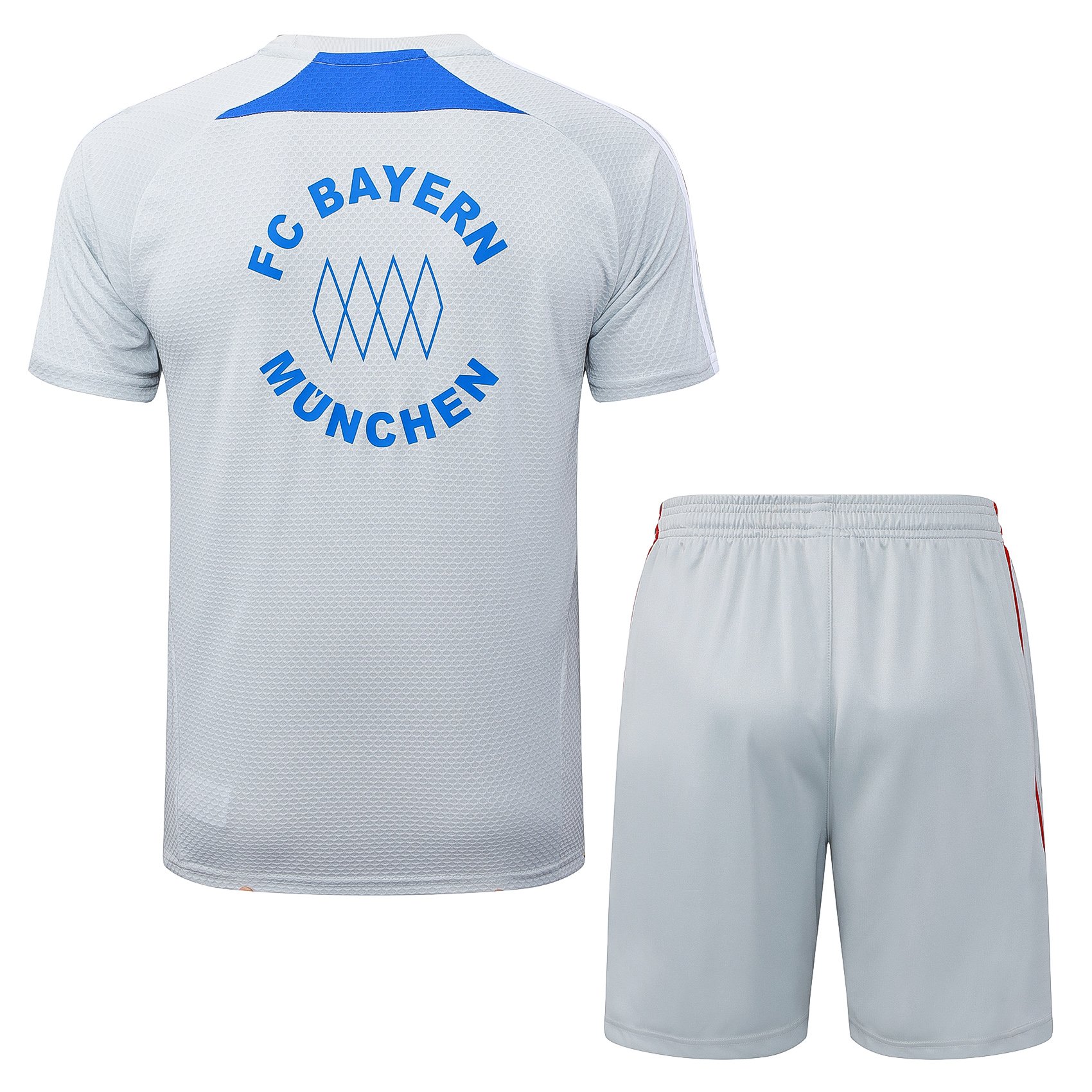 Bayern Munich 25/26 Light Grey Training Kit - SoccerArmor -