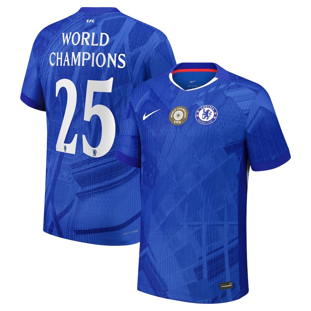Chelsea 25/26 World Champions Authentic Home Jersey - SoccerArmor -