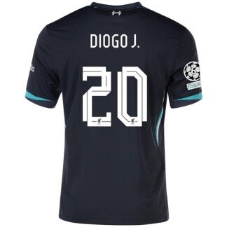 Diogo J. Liverpool 24/25 Authentic UCL Away Jersey