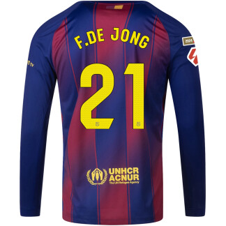 F. de Jong Barcelona 25/26 Home Long Sleeve Jersey
