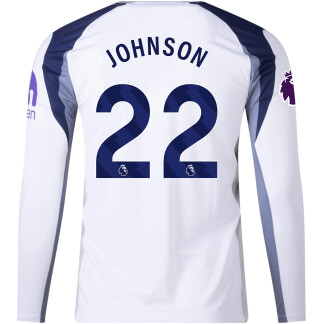 Johnson Tottenham 25/26 Home Long Sleeve Jersey