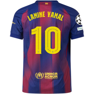 Lamine Yamal Barcelona 25/26 Authentic UCL Home Jersey