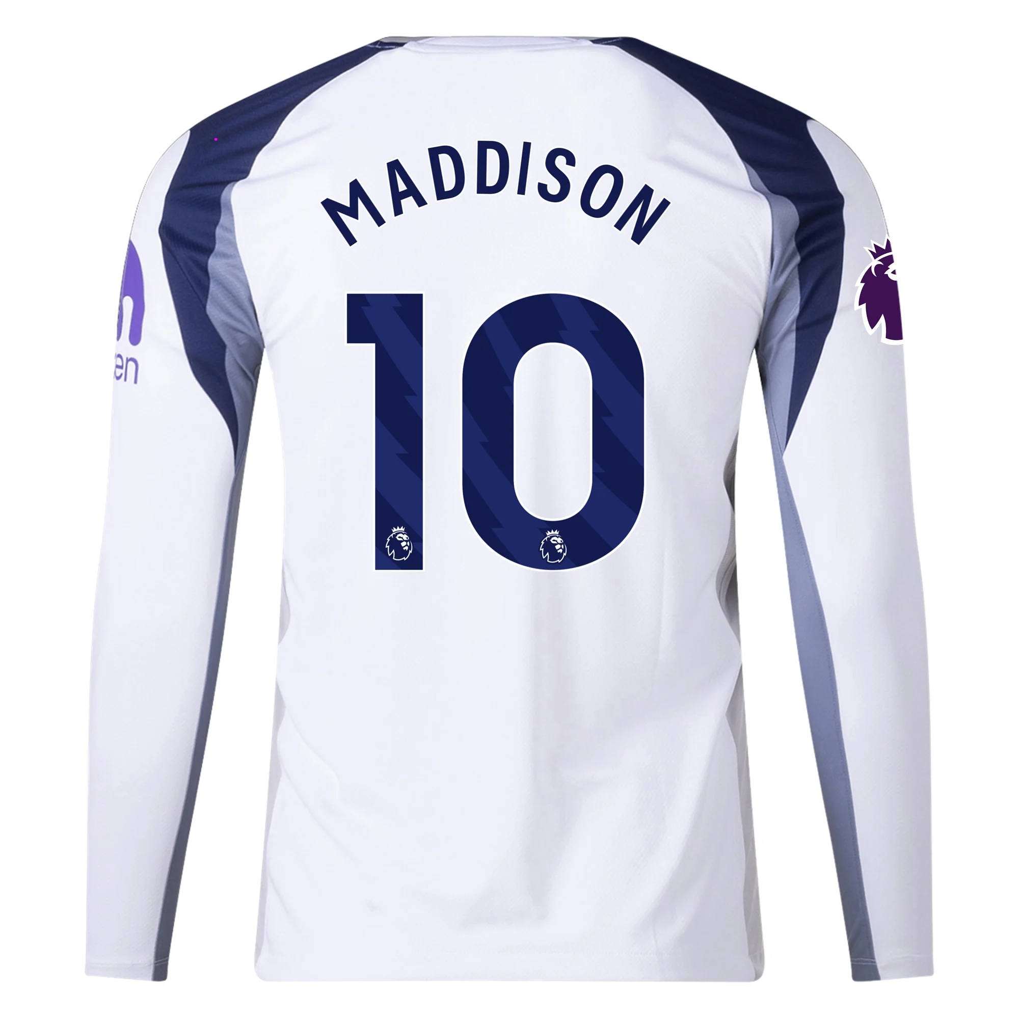 Maddison Tottenham 2526 Home Long Sleeve Jersey