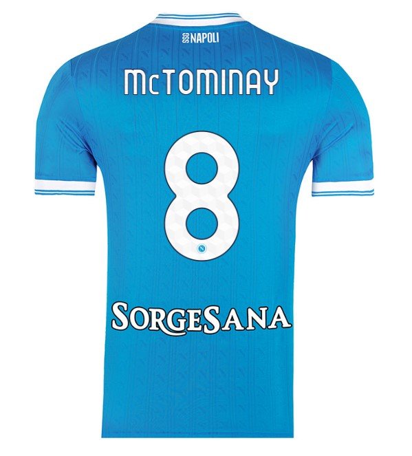 （McTOMINAY 8 番） 2025-26 ナポリ FC サッカージャージ McTominay SSC Napoli 25/26 Home Match Jersey - SoccerArmor -