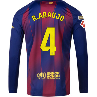 R. Araújo Barcelona 25/26 Home Long Sleeve Jersey