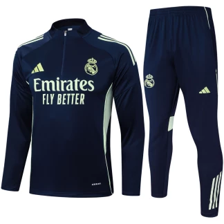 Real Madrid 25/26 Kids Navy Training Tracksuit