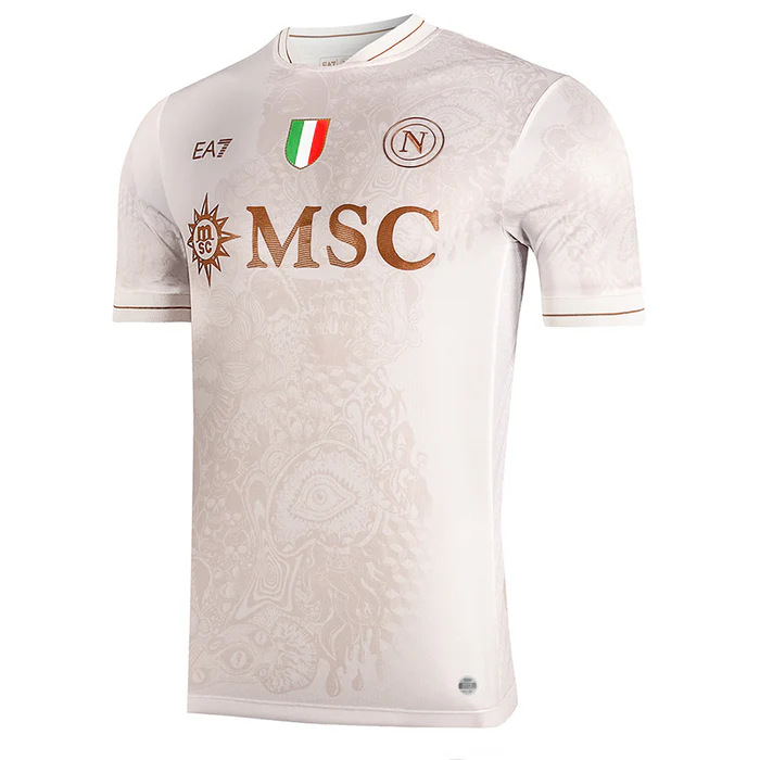 25-26ナポリ ホーム ユニフォーム11番 DE BRUYNEオーセンティック De Bruyne SSC Napoli 25/26 Home Match Jersey - SoccerArmor -