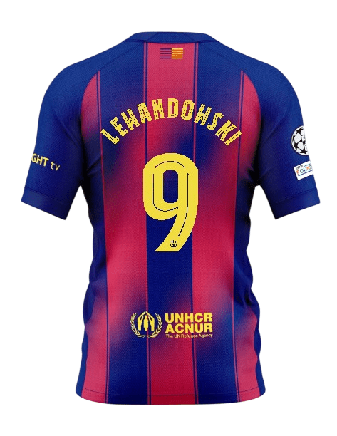 【正規品購入】25-26 バルセロナ CL 仕様 9 番 LEWANDOWSKI 正規品購入】25-26 バルセロナ CL 仕様 9 番 LEWANDOWSKI - メルカリ