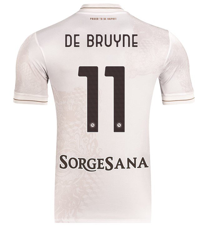 De Bruyne SSC Napoli 25/26 Away Match Jersey - SoccerArmor -