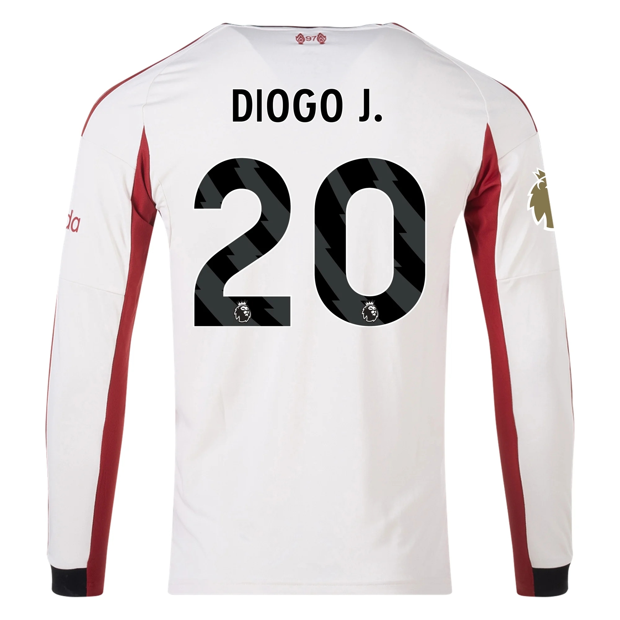 Diogo J. Liverpool 2526 Away Long Sleeve Jersey