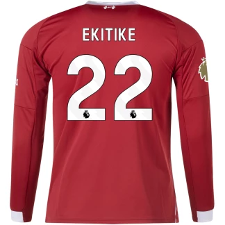 Ekitike Liverpool 25/26 Home Long Sleeve Jersey