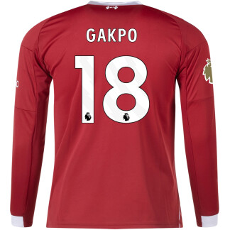 Gakpo Liverpool 25/26 Home Long Sleeve Jersey