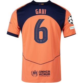 Gavi Barcelona 25/26 UCL Third Jersey