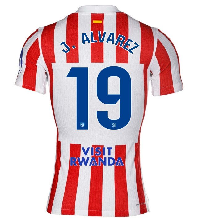 J. Alvarez Atletico Madrid 25/26 Home Jersey - SoccerArmor -