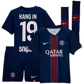 Kang In PSG 25/26 Home Kids Kit