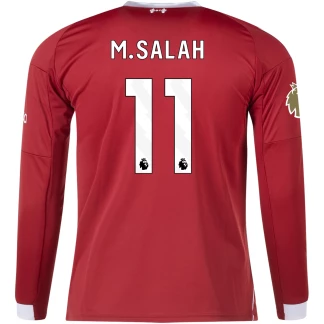 M. Salah Liverpool 25/26 Home Long Sleeve Jersey