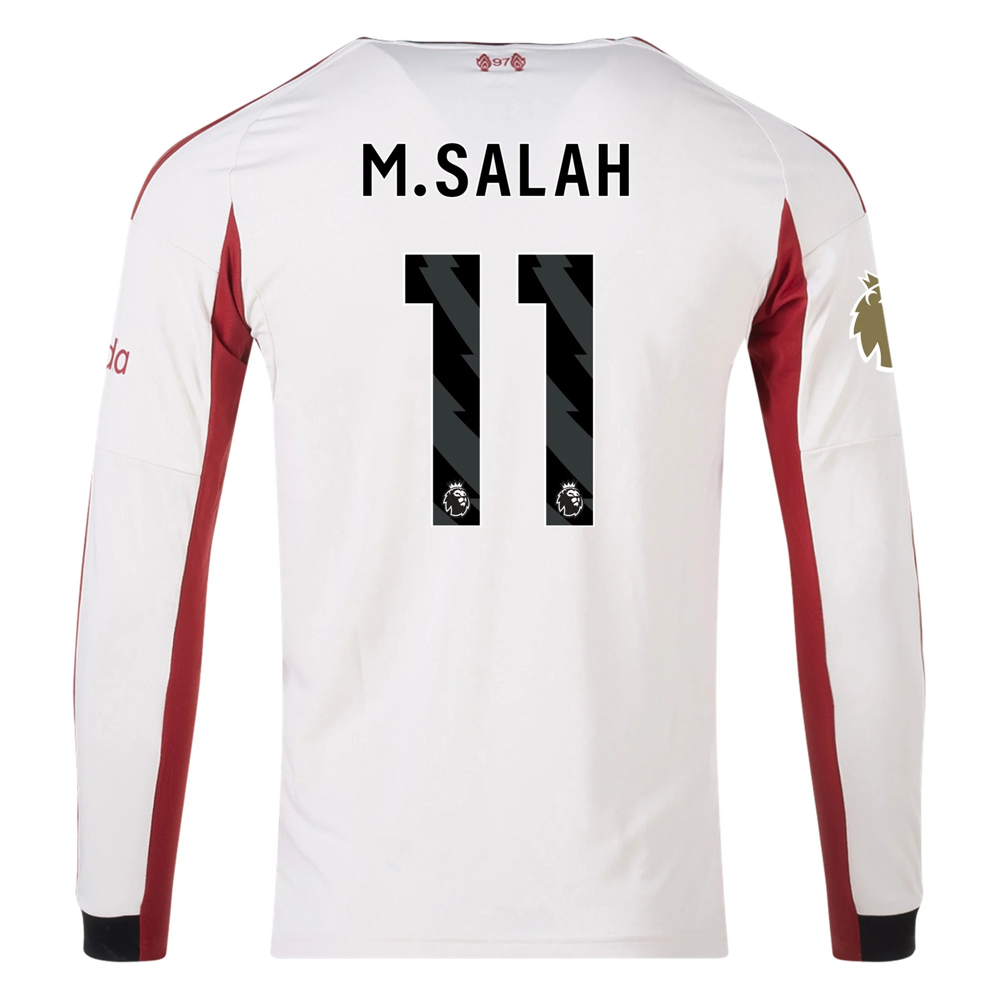 M. Salah Liverpool 2526 Away Long Sleeve Jersey