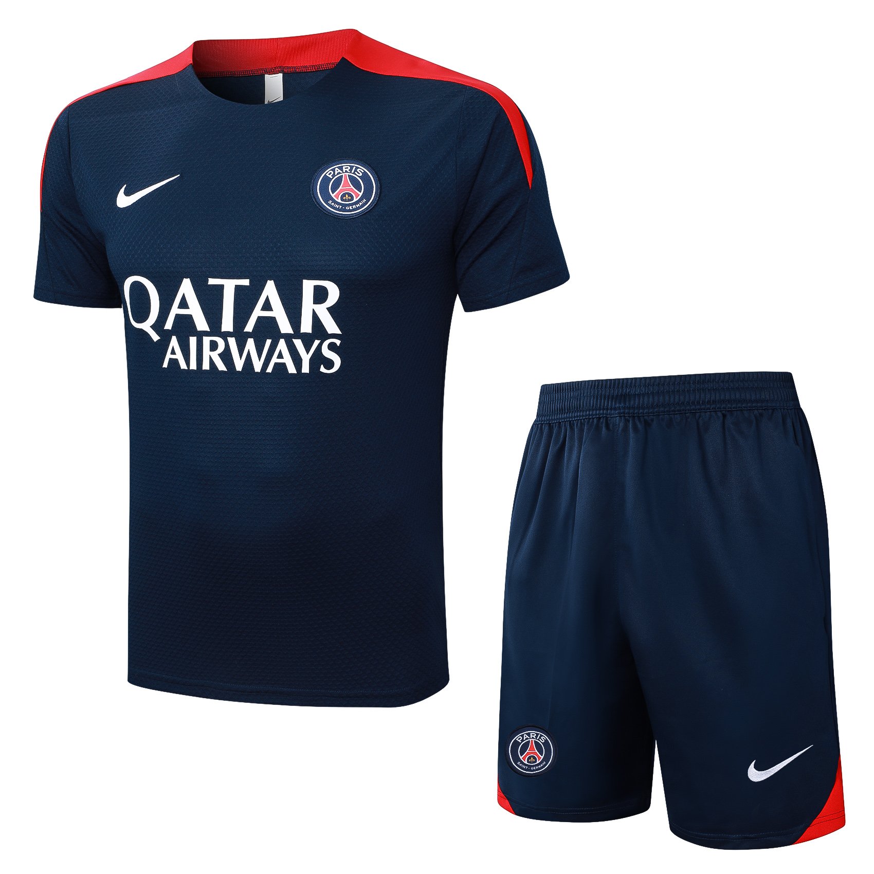PSG 25/26 Navy Red Training Kit SoccerArmor