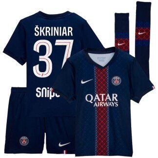 Škriniar PSG 25/26 Home Kids Kit
