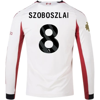 Szoboszlai Liverpool 25/26 Away Long Sleeve Jersey