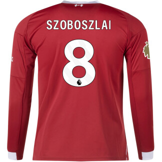 Szoboszlai Liverpool 25/26 Home Long Sleeve Jersey