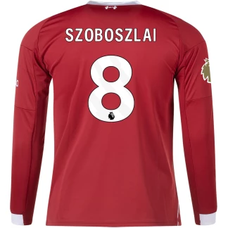 Szoboszlai Liverpool 25/26 Home Long Sleeve Jersey