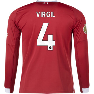 Virgil Liverpool 25/26 Home Long Sleeve Jersey