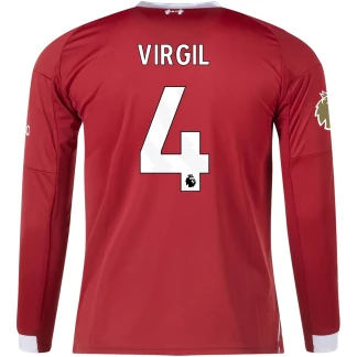 Virgil Liverpool 25/26 Home Long Sleeve Jersey