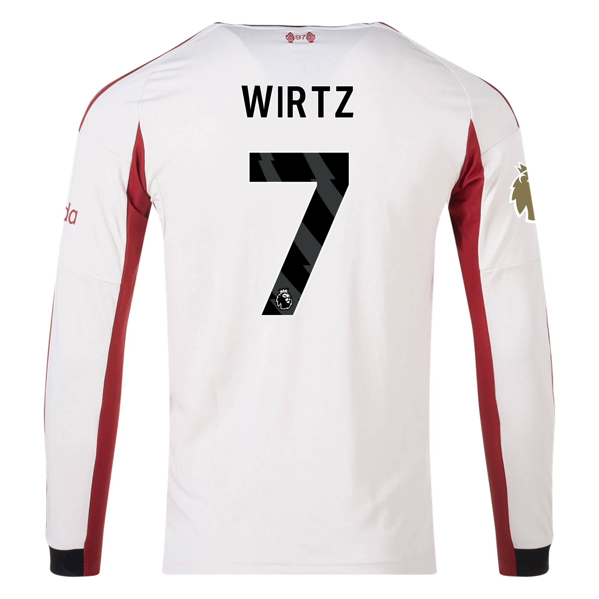 Wirtz Liverpool 25/26 Away Long Sleeve Jersey - SoccerArmor -