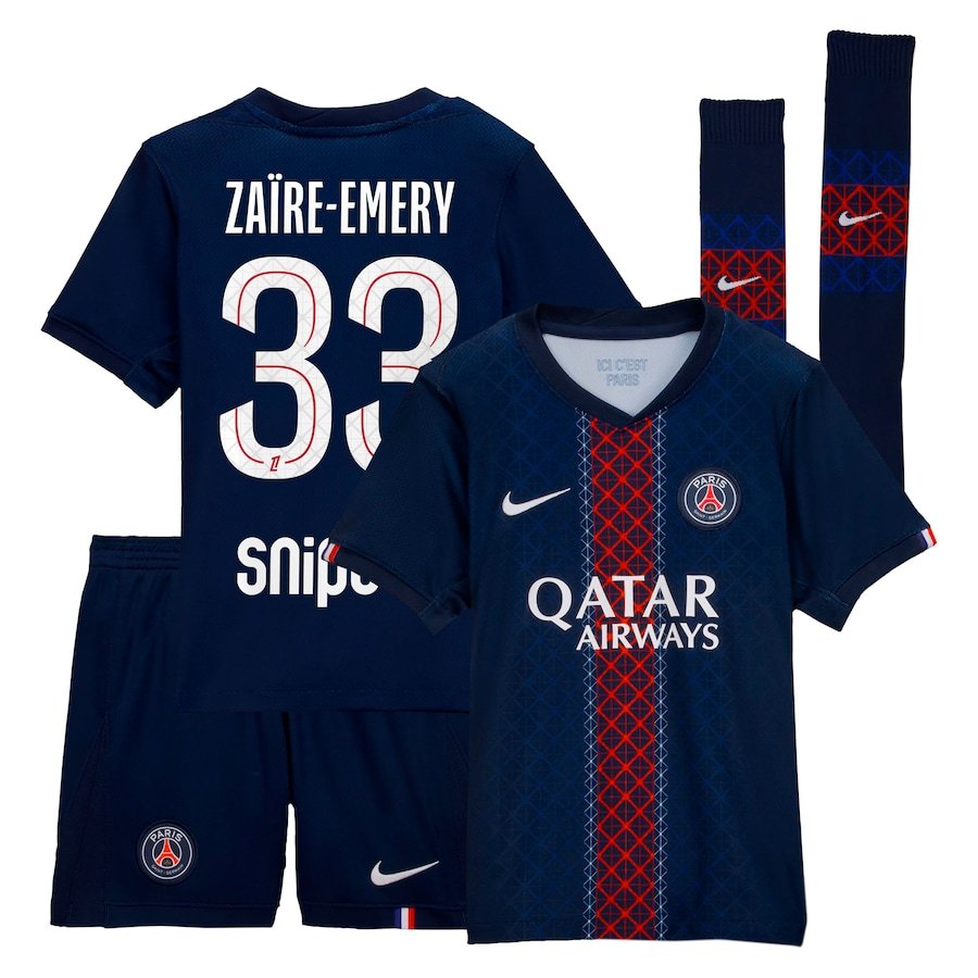 Zaïre-Emery PSG 2526 Home Kids Kit