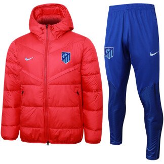 Atletico Madrid Winter Cotton Puffer Jacket & Pants Set
