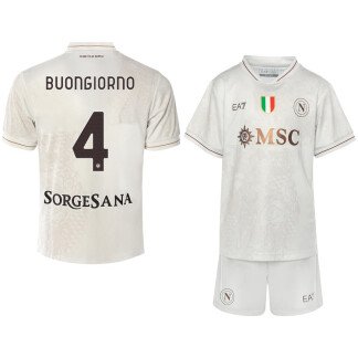 Buongiorno SSC Napoli 25/26 Away Kids Kit