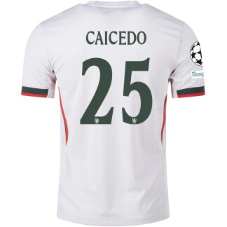 Caicedo Chelsea 25/26 UCL Away Jersey