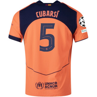 Cubarsí Barcelona 25/26 Authentic UCL Third Jersey