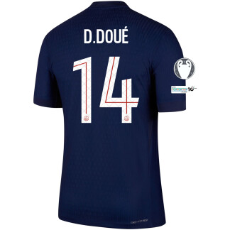 D. Doué PSG 25/26 Authentic UCL Home Jersey