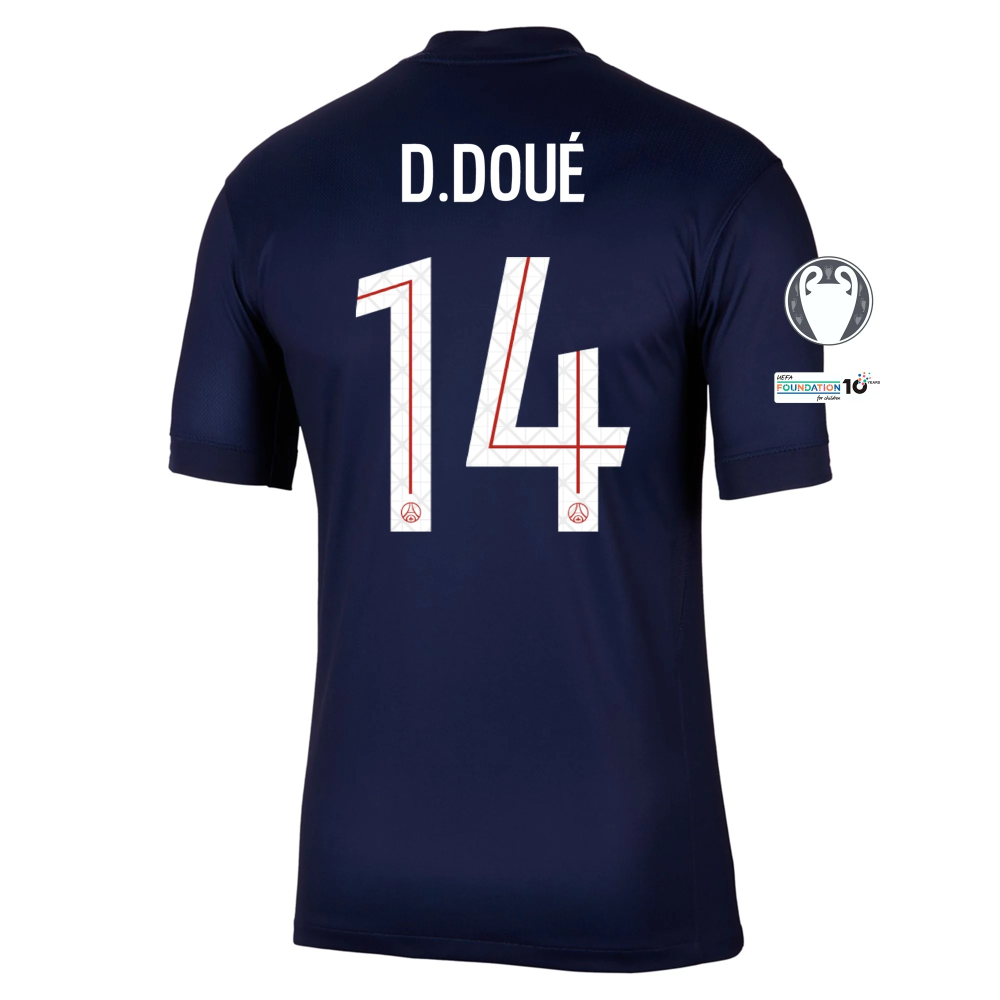 D. Doué PSG 2526 UCL Home Jersey