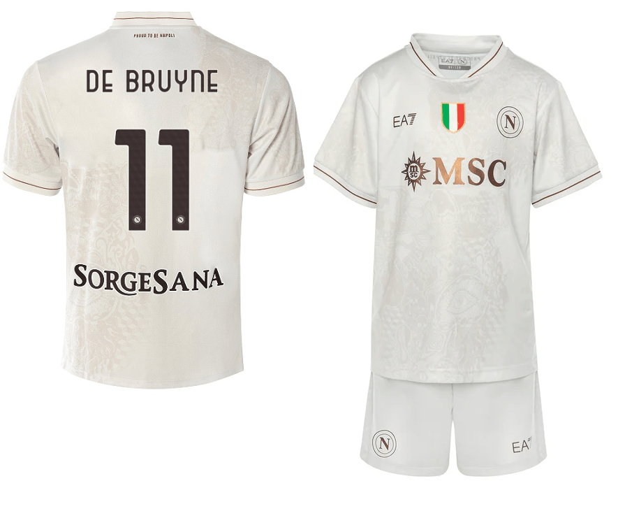 三*郎様 デブライネナポリホームキット25/26 De Bruyne SSC Napoli 25/