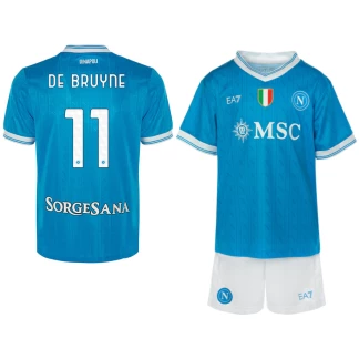 De Bruyne SSC Napoli 25/26 Home Kids Kit
