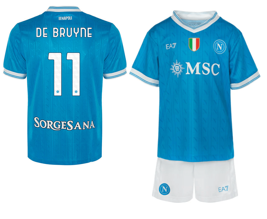 De Bruyne SSC Napoli 2526 Home Kids Kit