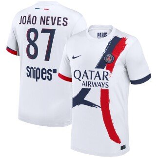 João Neves PSG 25/26 Away Jersey
