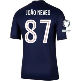 João Neves PSG 25/26 UCL Home Jersey
