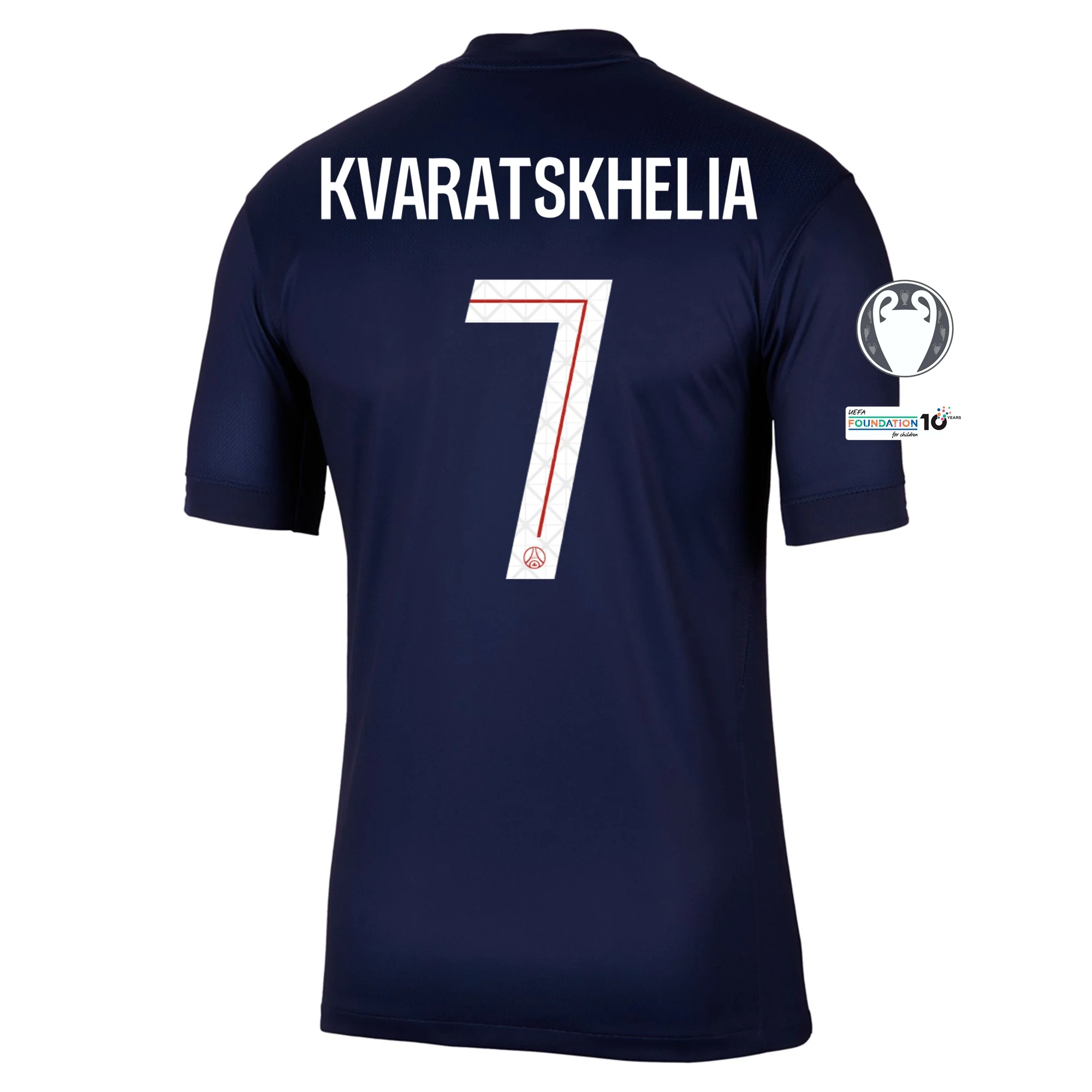 Kvaratskhelia PSG 2526 UCL Home Jersey