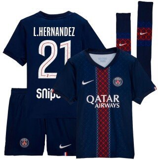 L. Hernandez PSG 25/26 Home Kids Kit