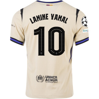 Lamine Yamal Barcelona 25/26 UCL Authentic Away Jersey