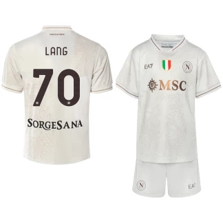 Lang SSC Napoli 25/26 Away Kids Kit